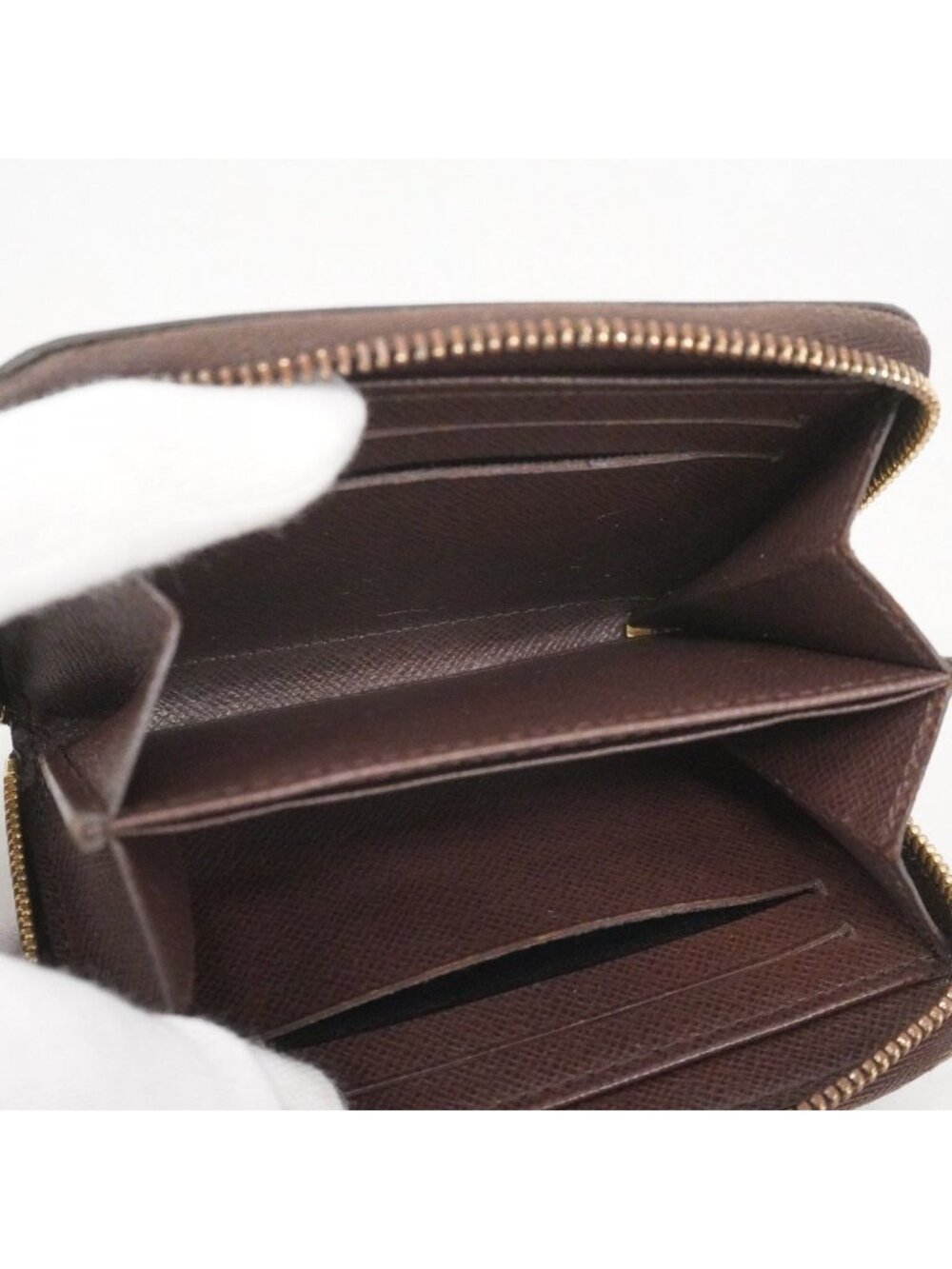Louis Vuitton Coin Case Damier Zippy Purse Ebene - Picture 3 of 10